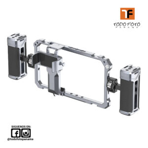 ULANZI 3217 Ulanzi Universal Smartphone Video Rig Phone Cage con empuñadura para iPhone 16/15/14/13 Pro /Pro Max teléfono móvil Android