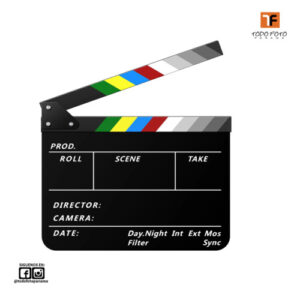 Tabla de clapper para películas