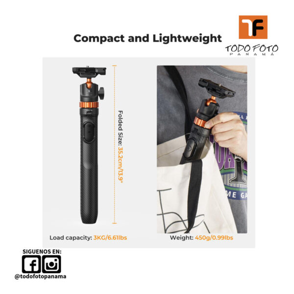 K&f concept trípode para teléfono KF09.127 - Imagen 3