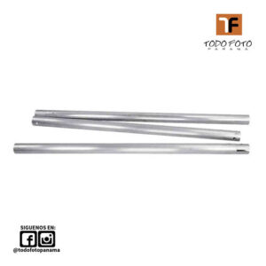 Tubo de aluminio para soporte de fondo