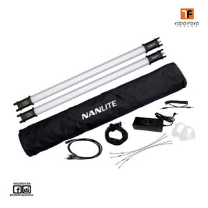 Nanlite kit de 2 PavoTube II tubo de luz LED RGB