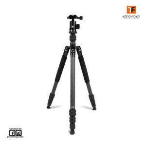 Trípode de fibra carbono sirui traveler 7c con rótula bola e-10