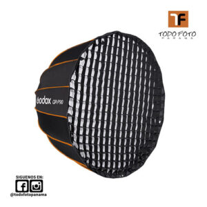 Godox  QR-P90G parabólica softbox 90cm  con rejilla de panal