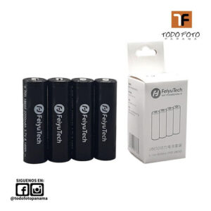 Batería feiyu inr 18650 para cardíaacute;n ak2000 / 4000/4500 (paquete de 4) fy-a043