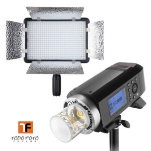 flash y luz led