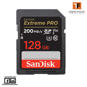 SanDisk Tarjeta de memoria SDXC UHS-I Extreme PRO de 128 GB