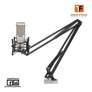 Soporte de mesa  articulado para micr&oacute;fono