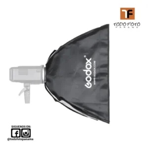 Softbox godox sb-fw 60 x 60cm con anillo de velocidad bowens y rejilla sbfw60x60