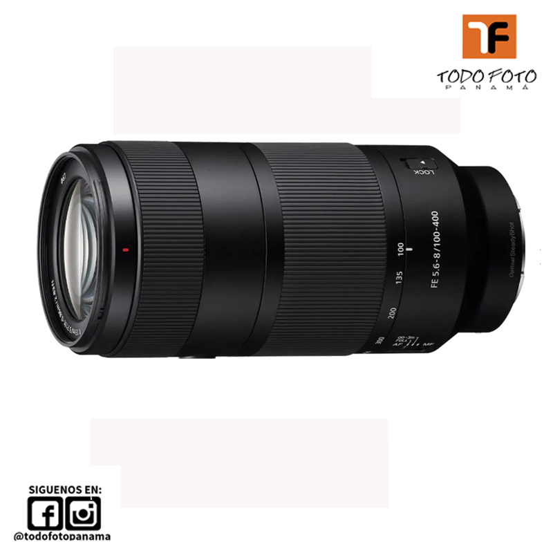 Sony FE 100-400mm f/5.6-8 OSS Lente (Sony E)