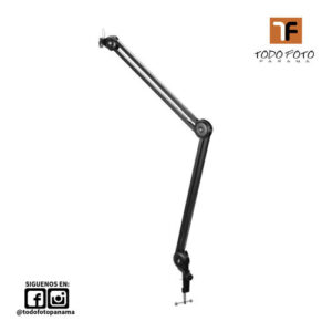 Brazo articulado de suspensión micrófono con resorte boya by-ba20