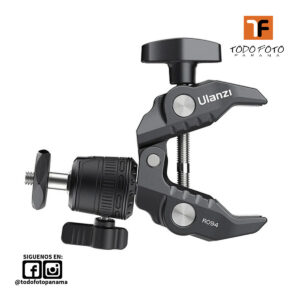 ULANZI 299R099 Abrazadera súper Ulanzi R099 con mini cabezal esférico