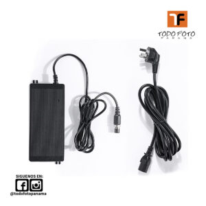 ULANZI P006A Cable adaptador de corriente CC con enchufe estadounidense Ulanzi AD-1 para luz de video LED con montura en V