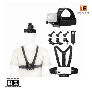 K&F Concept Juego de Correa para  cámaras de acción GoPro
