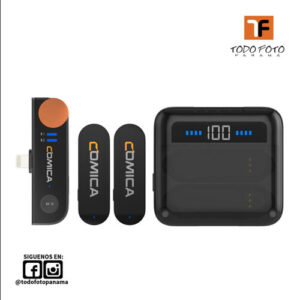 Comica Audio Vimo S MI  sistema de micrófono inalámbrico para 2 personas con conector Lightning