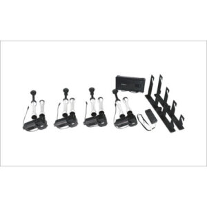 Nanlite BE-4R kit de soporte para fondo motorizado con control remoto inalámbrico 