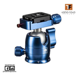 Sirui b-00 mini rótula esférica de aluminio, capacidad 11 lb, azul b-00b
