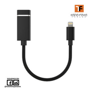 Comica Adaptador de Cable de Audio CVM-USBA-LN a Lightning