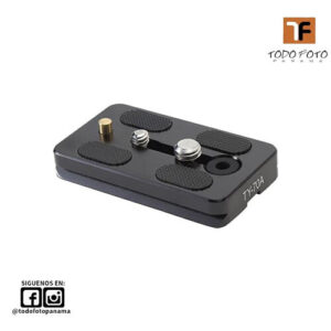 Placa de liberación rápida vídeo sirui ty-70a para cabezal fluido va-5