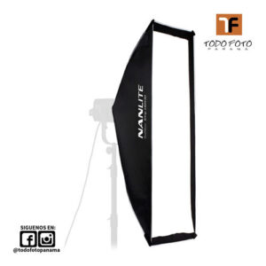 Nanlite sb-as-110x45 softbox asimétrico de 45x110cm