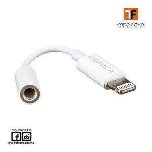 Comica audio CVM-SPX-MI - Cable de Interfaz Trrs hembra a Lightning 3,5 mm