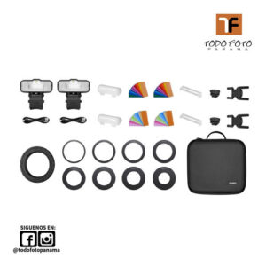 Godox mf12 macro flash kit de 2 luces mf12-k2