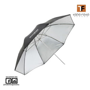 Paraguas godox de 34" para ad300 pro flash (plateado) ubl-085s