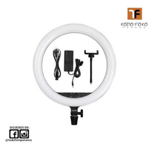 Anillo de luz led bicolor godox lr150 18", negro