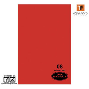 Savage Fondos de Papel Primary Red 08