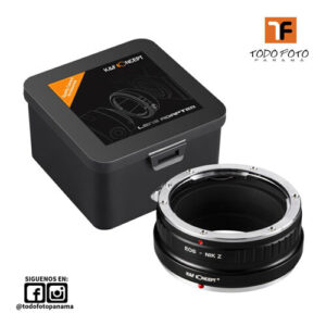 Adaptador de lentes para lentes Canon EF a montura de cámara Nikon Z  -  KF06.367
