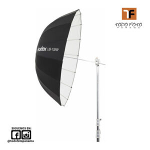 Paraguas parabólico godox (41.3", blanco) ub-105w