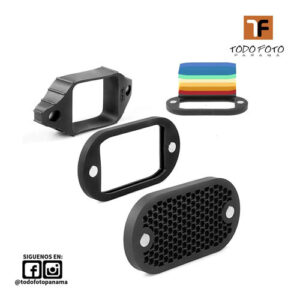 Selens magnetic 6 en 1 universal honeycomb grid difusor flash modificador set mn-bk