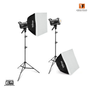 Godox SL-60IID luz led de vídeo, soporte y softbox - kit 1