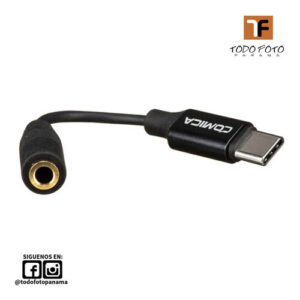 Comica audio cvm-spx-uc cable de interfaz trrs hembra 3,5 mm a usb tipo c para android (3,4") spx-uc