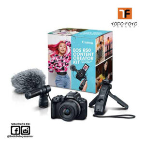 Cámara EOS R50 Content Creator Kit