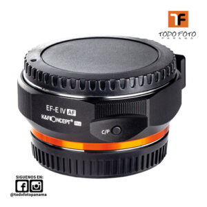 Anillo adaptador de montura de lente de enfoque automático EF/EF-S a E  - KF06.466