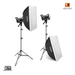 Kit Godox SL-60IID luz led de vídeo, soporte y softbox - Kit-2