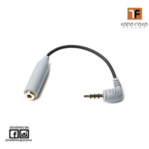 Boya by-cip2 adaptador de cable micrófono 3,5 mm para teléfonos inteligentes