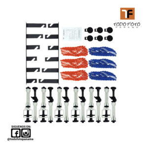 Nanlite be-6 kit de soporte fondo manual