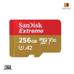 Tarjeta de memoria microSDXC SanDisk Extreme UHS-I de 256 GB