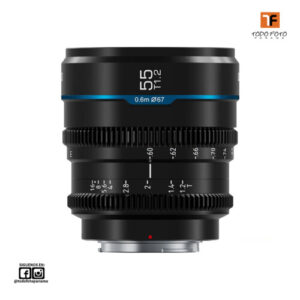 Lente de cine Sirui Nightwalker 55mm T1.2 montura E de Sony