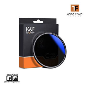 K&f concept filtro nd58mm variable kf-01-1401