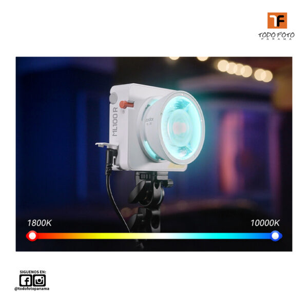 Luz de vídeo LED RGB Godox ML100R - Imagen 4