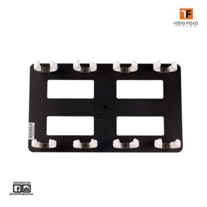 Nanlite T12-4-BHG soporte de cuello de cisne con receptor de 5/8" para luces LED PavoTube