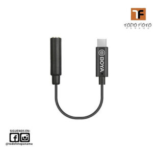 Boya boya-by-k4 cable adaptador trrs hembra de 3,5 mm a macho tipo c (6 m) by-k4