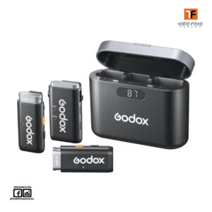Godox WEC KIT2 Micrófono inalámbrico de 2,4 GHz