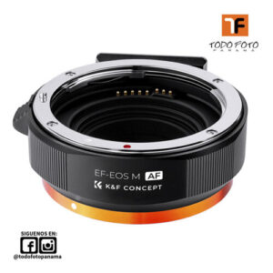 Adaptador de lente de enfoque automático para lentes Canon EOS EF/EF-S a cámara sin espejo Canon EOS M - KF06.464