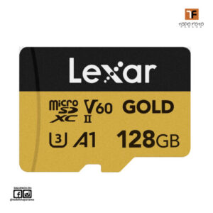 Tarjeta de memoria  micro SD profesional de 128 GB V60 Lexar