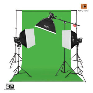 Kit Godox SL-60IID luz led de vídeo, soporte, fondo y softbox
