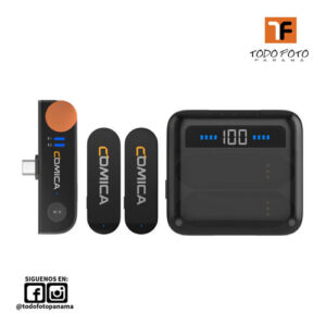 Comica Audio Vimo S UC sistema de micrófono inalámbrico para 2 personas