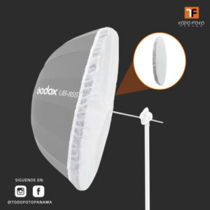Difusor godox para paraguas parabólico de 85cm dpu-85t